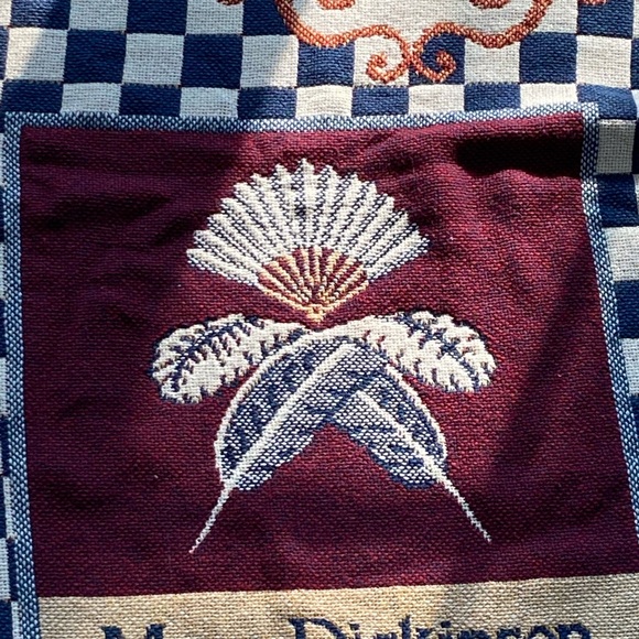 Colonial Williamsburg VA Triple Woven 67” Cotton Blanket/Throw USA - Picture 3 of 8